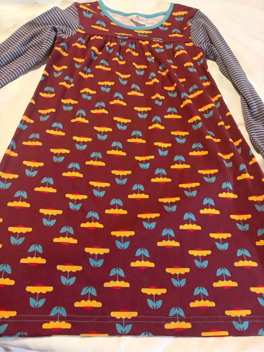 Hannah Andersson size 130 girls fall dress excellent condition